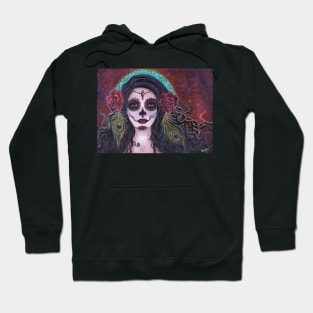 Day of the dead girl by Renee Lavoie Hoodie